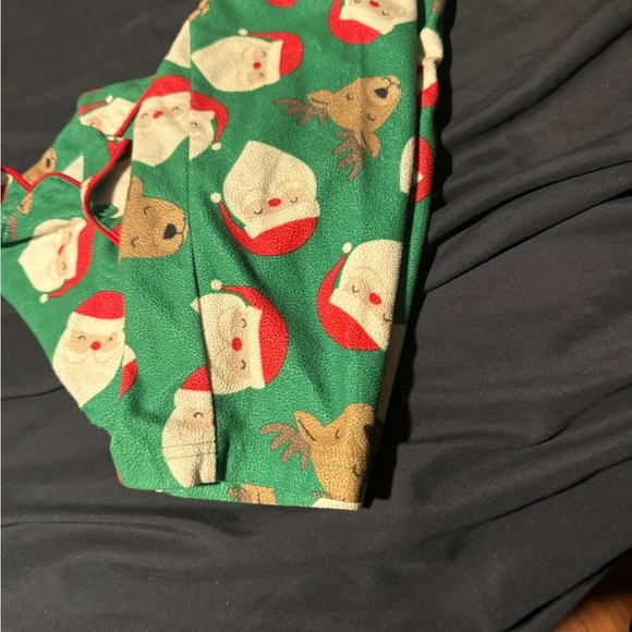 5T Christmas Santa Pajanas! With class c button down. Super cute and fun. - Picture 6 of 8